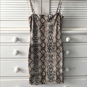 Animal print mini dress from M Boutique